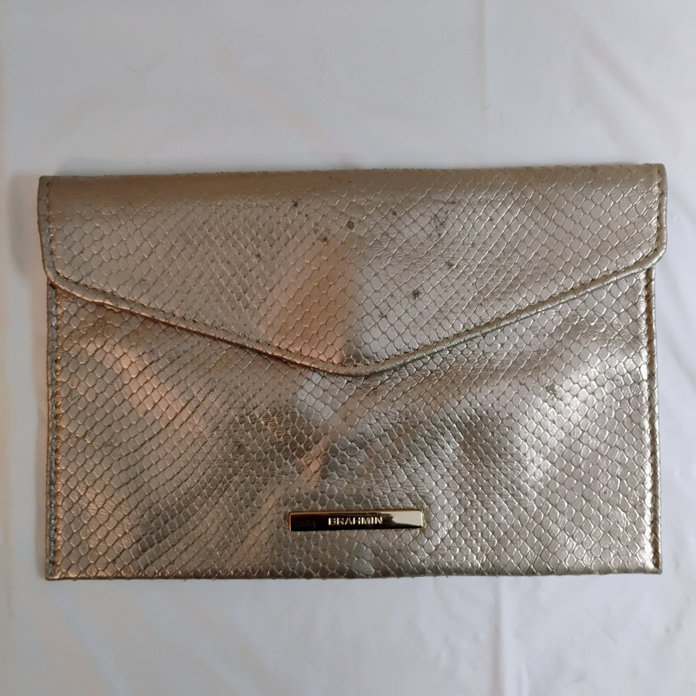 Brahmin Metallic Envelope Clutch